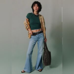 We The Free Avalon Drapey Flare Jeans Size 26